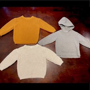 Zara 6-9m sweater hoodie bundle